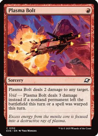 Plasma Bolt (EOE-152) - Edge of Eternities Foil [Common]