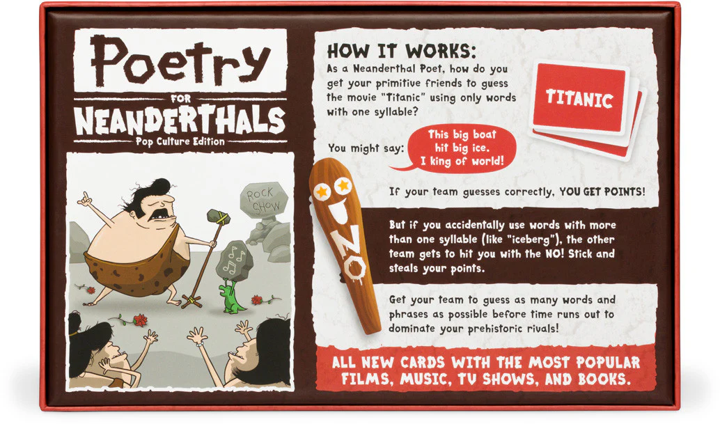 Poetry For Neanderthals: Pop Culture Edition - Image 3