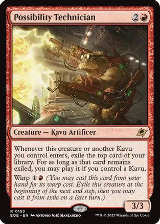 Possibility Technician (EOE-153) - Edge of Eternities Foil [Rare]