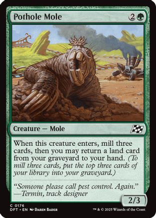 Pothole Mole (DFT-176) - Aetherdrift Foil [Common]