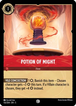Potion of Might (132/204) - Shimmering Skies Cold Foil [Common]