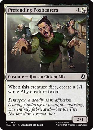 Pretending Poxbearers (TLA-237) - Avatar: The Last Airbender Foil [Common]