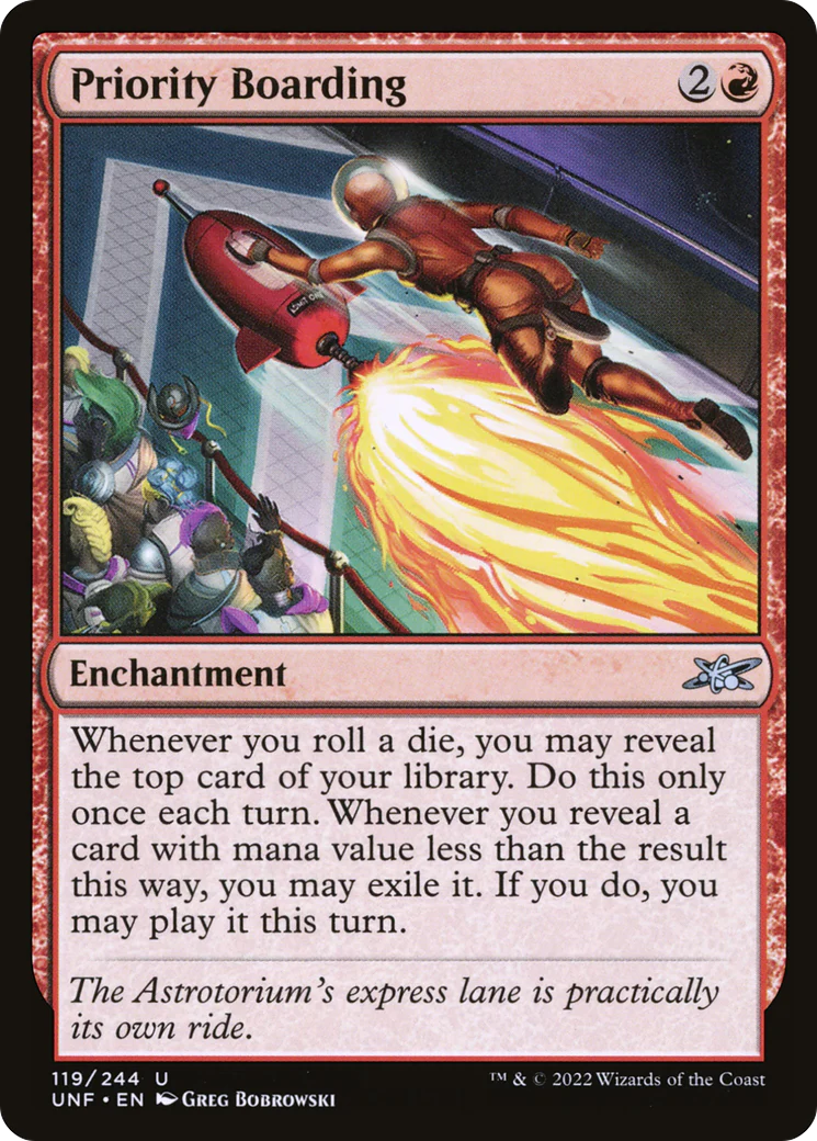 Priority Boarding (UNF-119) - Unfinity Foil [Uncommon]