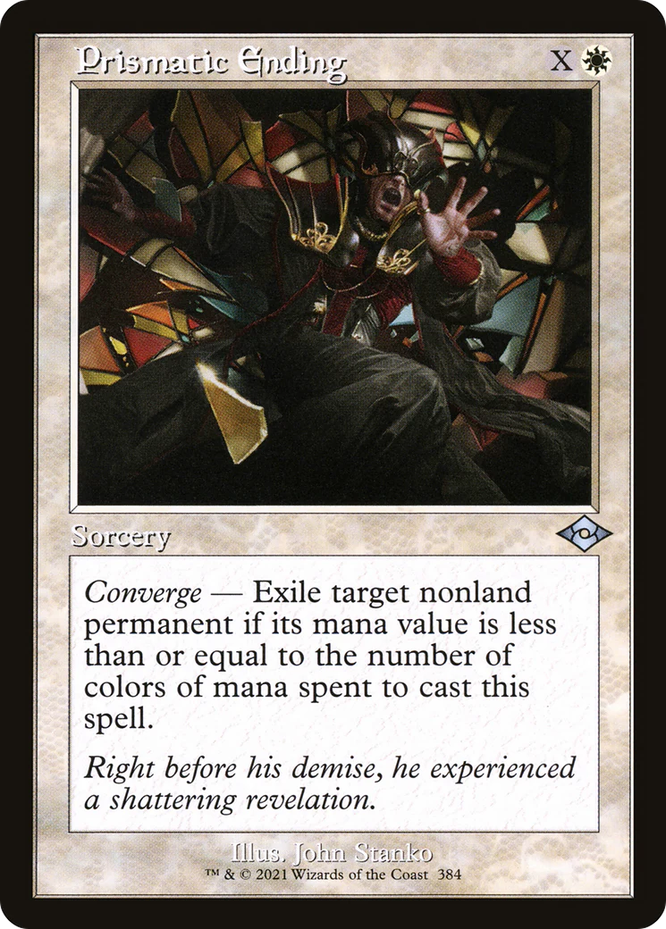 Prismatic Ending (MH2-384) - Modern Horizons 2 [Uncommon] Retro Frame