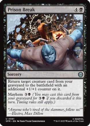 Prison Break (SPM-061) - Marvel's Spider-Man [Uncommon]
