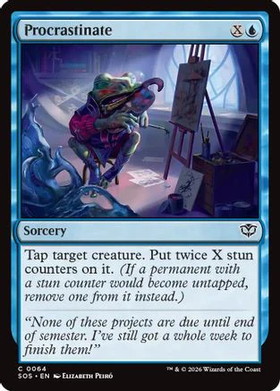 Procrastinate (SOS-064) - Secrets of Strixhaven [Common]
