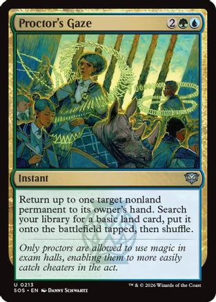 Proctor's Gaze (SOS-213) - Secrets of Strixhaven [Uncommon]