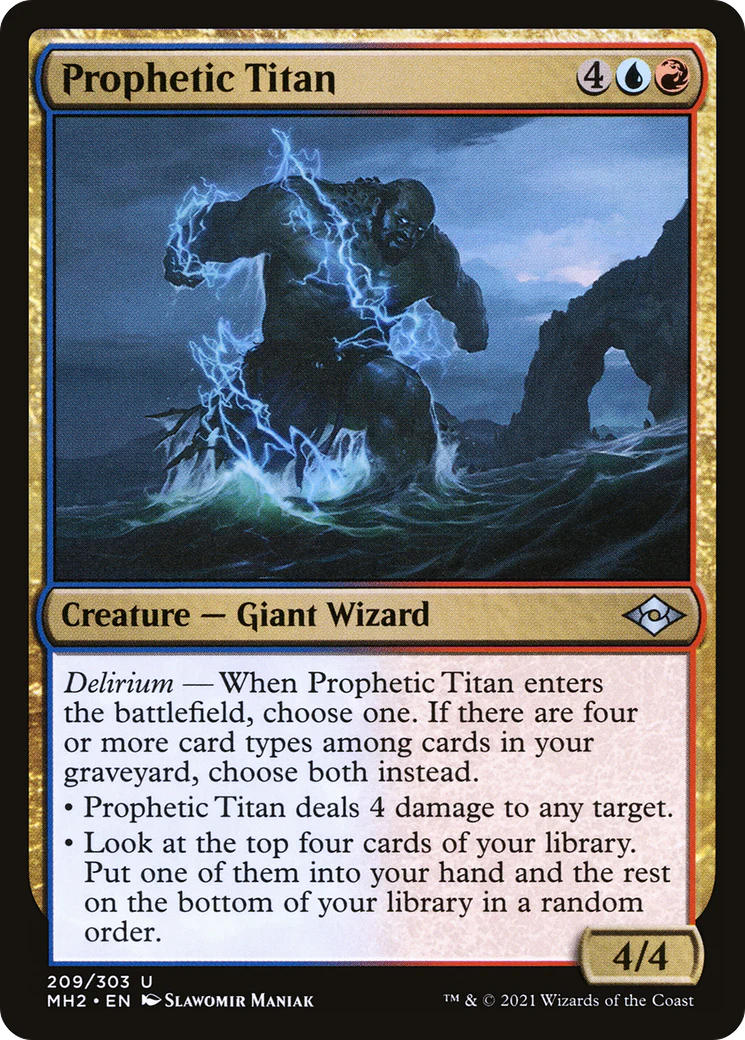 Prophetic Titan (MH2-209) - Modern Horizons 2 Foil [Uncommon]