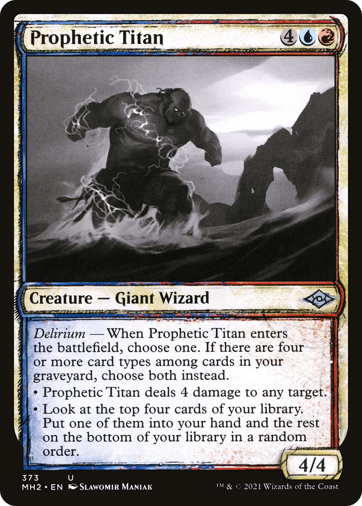 Prophetic Titan (MH2-373) - Modern Horizons 2: (Showcase) [Uncommon]