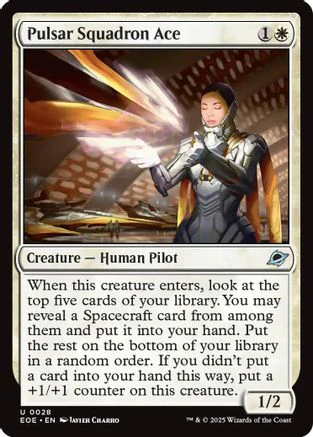 Pulsar Squadron Ace (EOE-028) - Edge of Eternities [Uncommon]