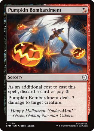 Pumpkin Bombardment (SPM-139) - Marvel's Spider-Man [Common]