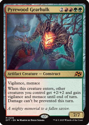 Pyrewood Gearhulk (DFT-216) - Aetherdrift [Mythic]