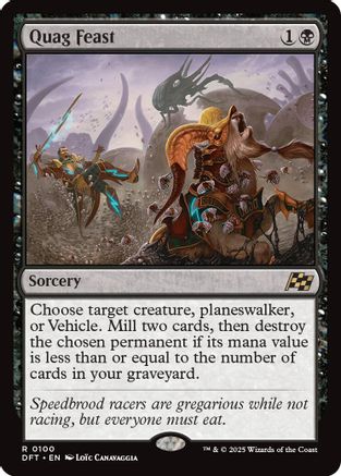 Quag Feast (DFT-100) - Aetherdrift Foil [Rare]