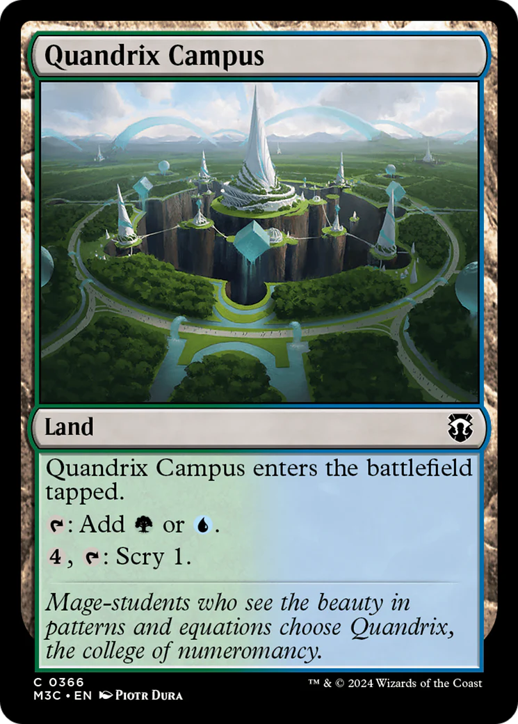 Quandrix Campus (M3C-366) - Modern Horizons 3 Commander [Common]