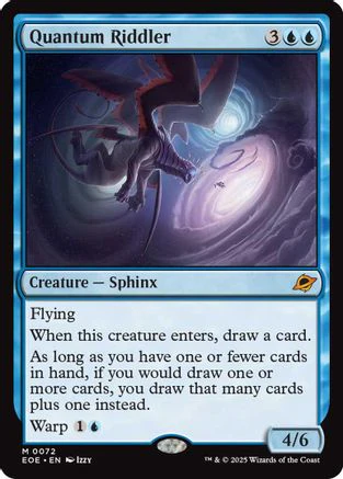 Quantum Riddler (EOE-072) - Edge of Eternities Foil [Mythic]