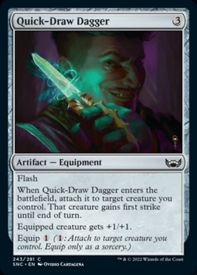 Quick-Draw Dagger (SNC-243) - Streets of New Capenna [Common]