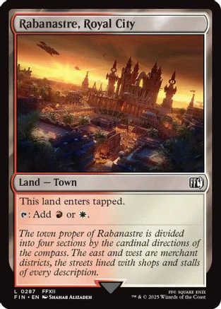Rabanastre, Royal City (FIN-287) - FINAL FANTASY Foil [Land]