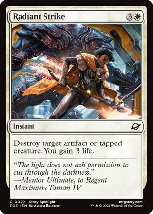 Radiant Strike (EOE-029) - Edge of Eternities [Common]