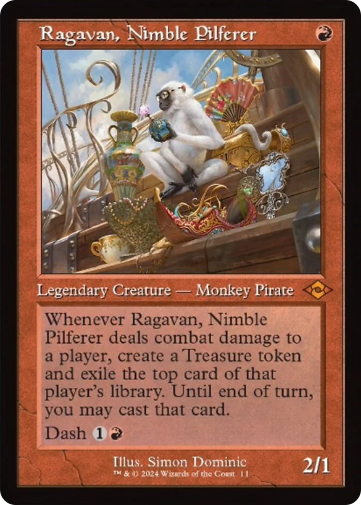 Ragavan, Nimble Pilferer (H2R-011) - Modern Horizons 2 Timeshifts Foil [Mythic]