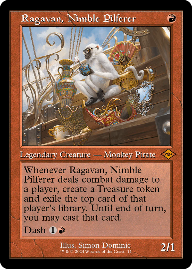 Ragavan, Nimble Pilferer (H2R-011) - Modern Horizons 2 Timeshifts [Mythic]