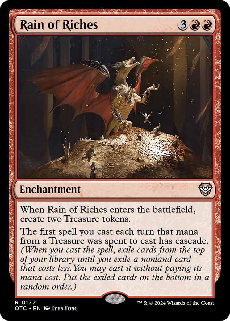 Rain of Riches (OTC-177) - Outlaws of Thunder Junction Commander [Rare]