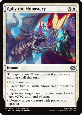 Rally the Monastery (TDM-019) - Tarkir: Dragonstorm [Uncommon]