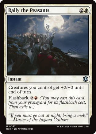 Rally the Peasants (INR-037) - Innistrad Remastered [Uncommon]