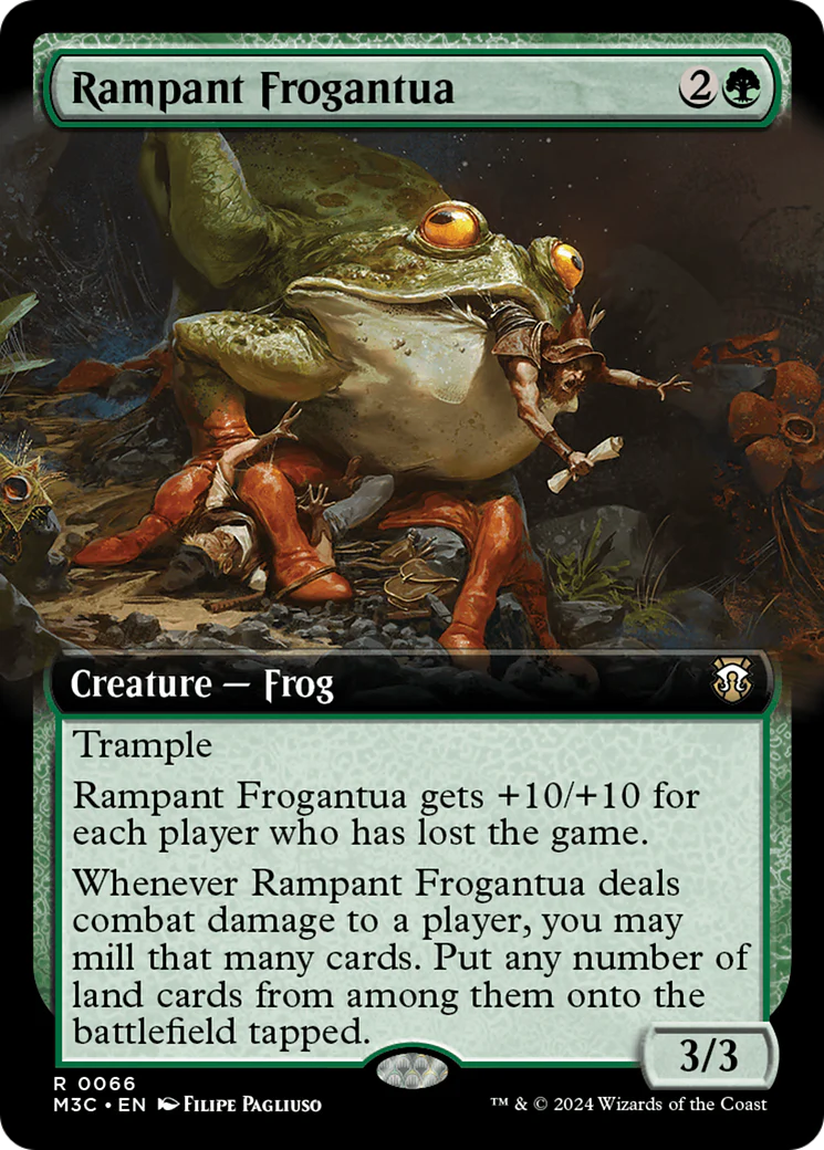 Rampant Frogantua (M3C-066) - Modern Horizons 3 Commander: (Extended Art) [Rare]