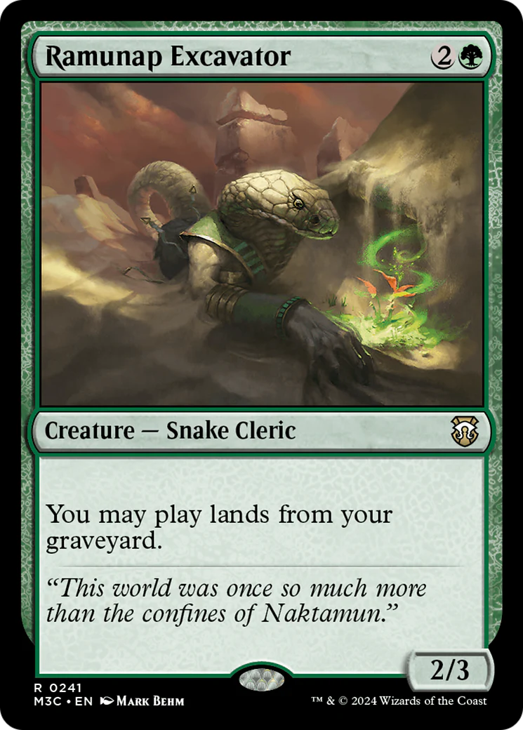 Ramunap Excavator (M3C-241) - Modern Horizons 3 Commander [Rare]
