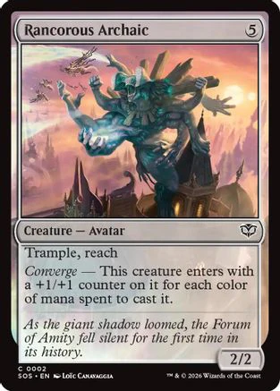 Rancorous Archaic (SOS-002) - Secrets of Strixhaven [Common]