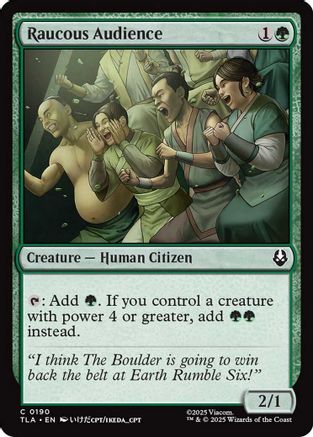 Raucous Audience (TLA-190) - Avatar: The Last Airbender [Common]