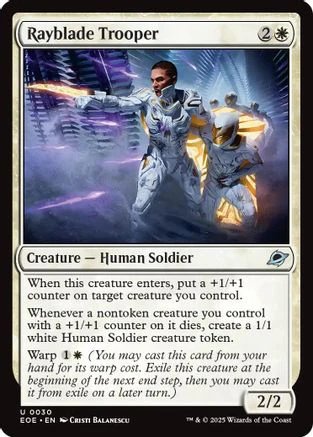 Rayblade Trooper (EOE-030) - Edge of Eternities Foil [Uncommon]