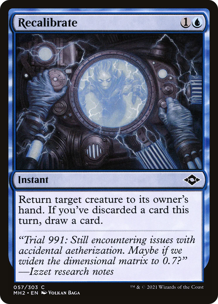 Recalibrate (MH2-057) - Modern Horizons 2 Foil [Common]