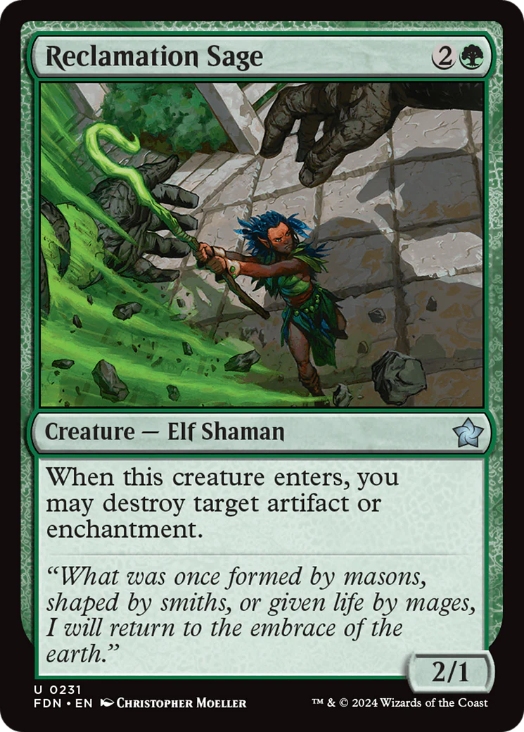 Reclamation Sage (FDN-231) - Foundations [Uncommon]