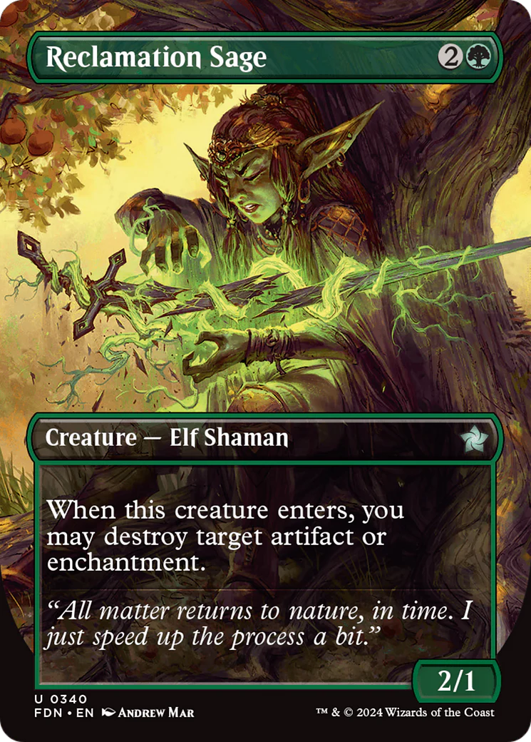 Reclamation Sage (FDN-340) - Foundations (Borderless) [Uncommon]