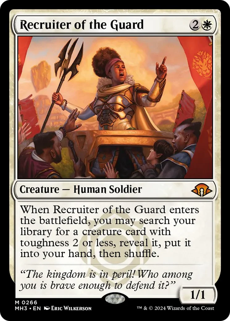 Recruiter of the Guard (MH3-266) - Modern Horizons 3 [Mythic]