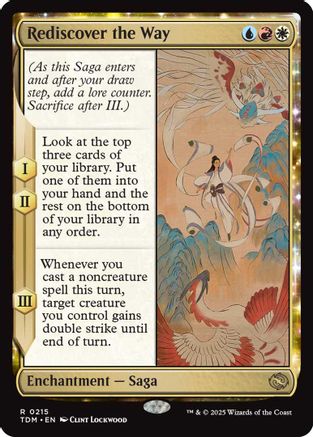 Rediscover the Way (TDM-215) - Tarkir: Dragonstorm [Rare]
