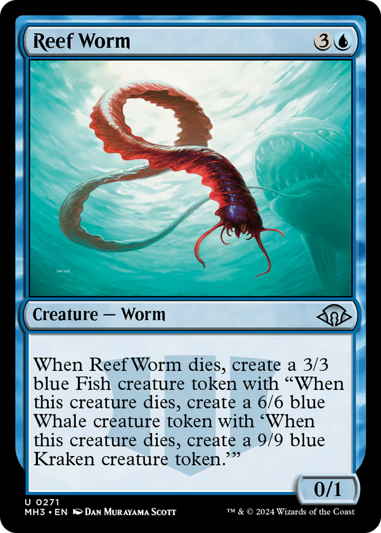 Reef Worm (MH3-271) - Modern Horizons 3 [Uncommon]