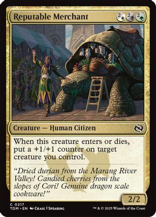 Reputable Merchant (TDM-217) - Tarkir: Dragonstorm [Common]