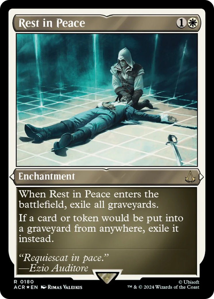 Rest in Peace (ACR-180) - Assassin's Creed Etched Foil [Rare]