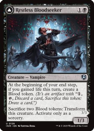 Restless Bloodseeker (INR-128) - Innistrad Remastered [Uncommon]