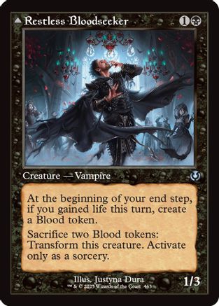 Restless Bloodseeker // Bloodsoaked Reveler (Retro Frame) (INR-463) - Innistrad Remastered [Uncommon]