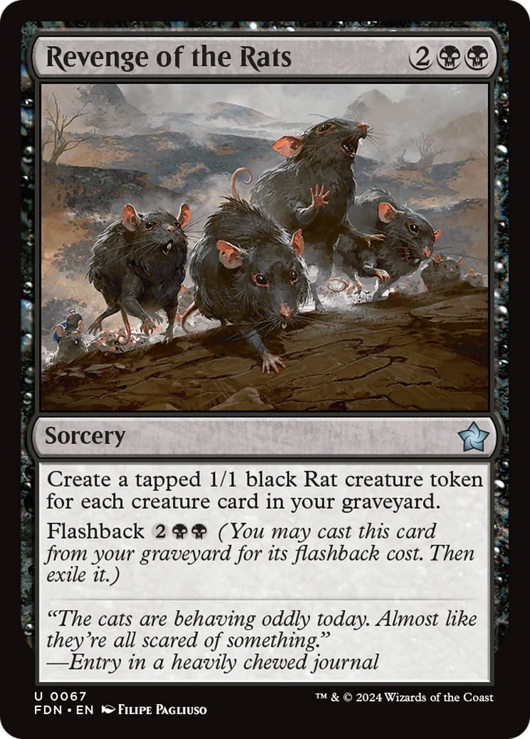 Revenge of the Rats (FDN-067) - Foundations [Uncommon]