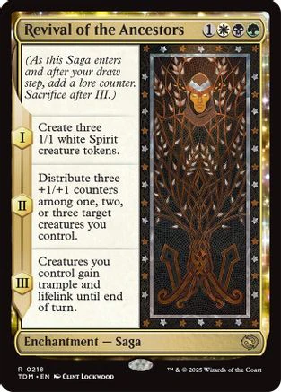 Revival of the Ancestors (TDM-218) - Tarkir: Dragonstorm [Rare]