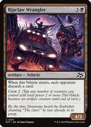Ripclaw Wrangler (DFT-101) - Aetherdrift Foil [Common]