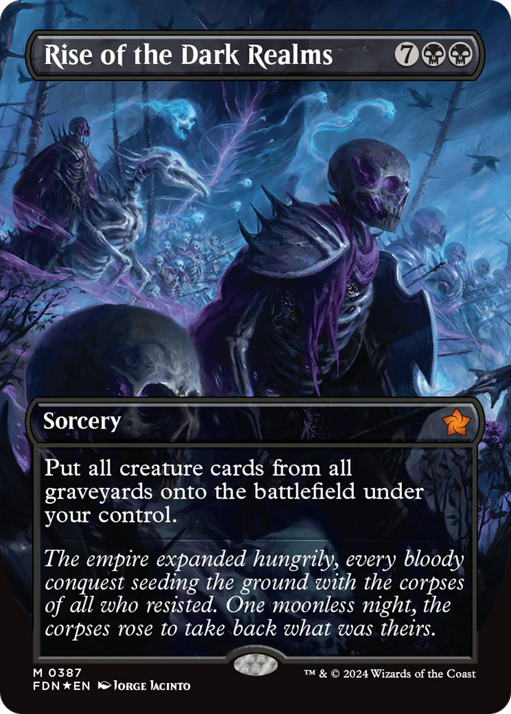 Rise of the Dark Realms (FDN-387) - Foundations (Borderless) Foil [Mythic]