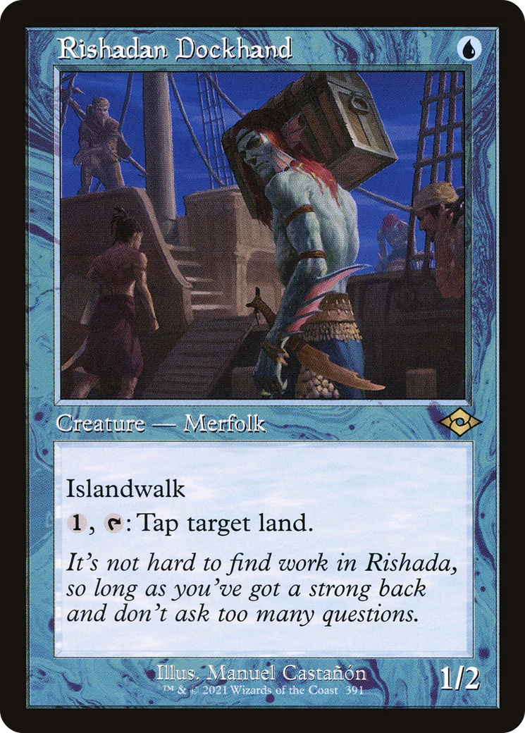Rishadan Dockhand (MH2-391) - Modern Horizons 2 [Rare] Retro Frame