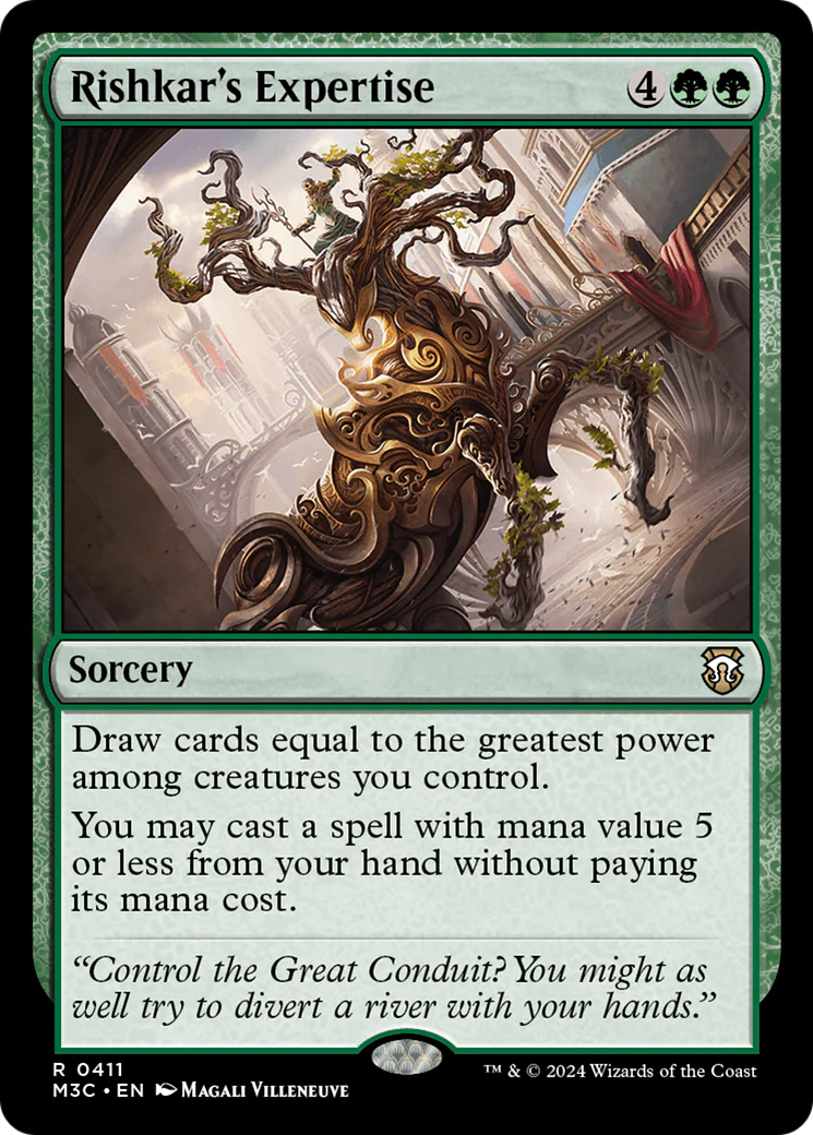 Rishkar's Expertise (M3C-411) - Modern Horizons 3 Commander [Rare]