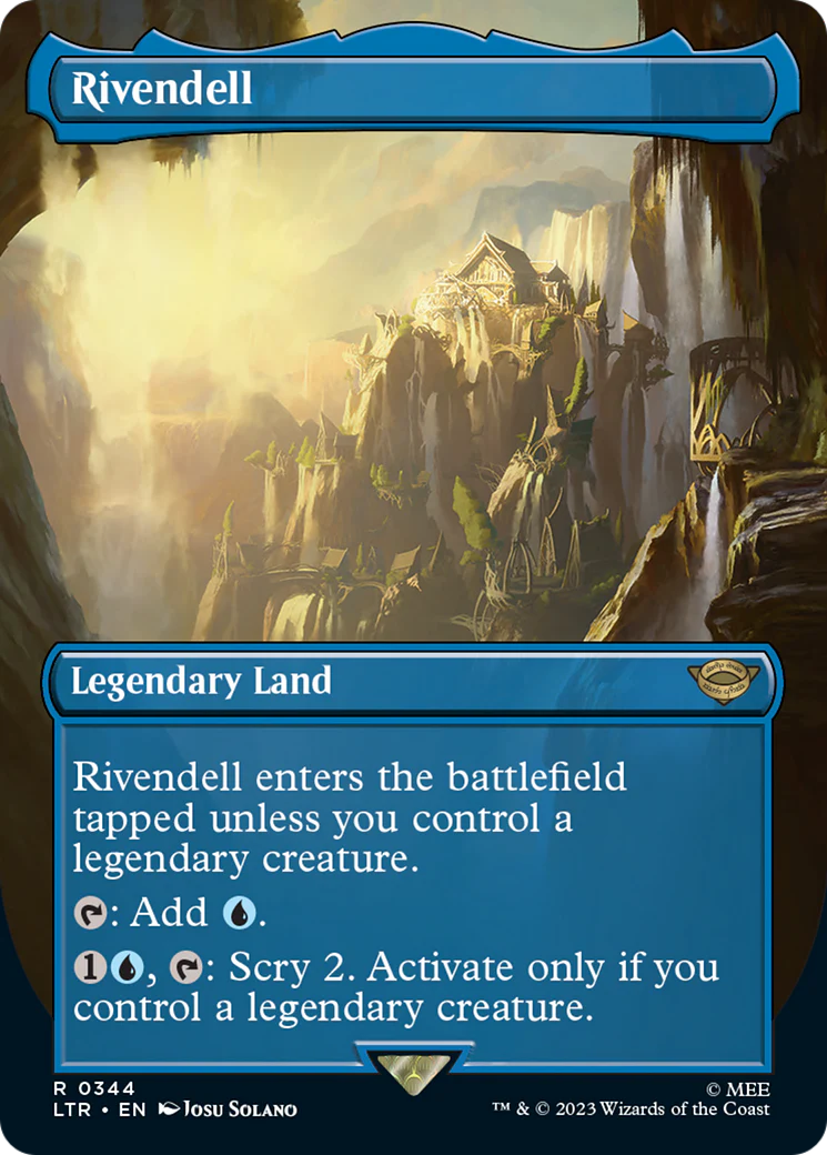 Rivendell (LTR-344) - The Lord of the Rings: Tales of Middle-earth (Borderless) [Rare]