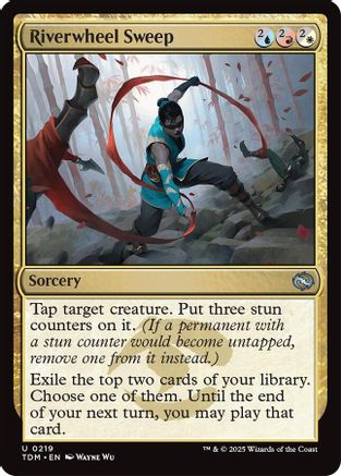 Riverwheel Sweep (TDM-219) - Tarkir: Dragonstorm [Uncommon]